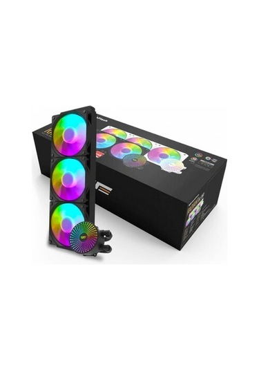 Dark Flash Darkflash 360mm Siyah Sıvı Işlemci Cpu Soğutucu Dc360