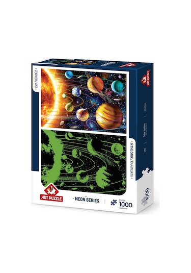 Güneş Sistemi 1000 Parça Neon Puzzle
