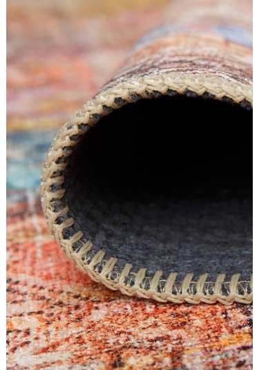 Fusion Modern Dokuma Taban Dekoratif Renkli Halı (Al 101)