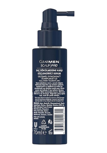 Clear Men Scalp Pro Saç Dökülmesine Karşı Güçlendirici Saç Serumu 70 ML