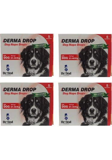 Dr Sed Pharma Derma 21-40 kg Köpek Dış Parazit Damla 4 Kutu