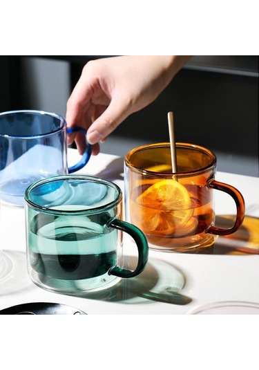 Homyl 250 Ml Cam Bardak Şampanya İçme Bardağı Yuvarlak Pembe Pembe