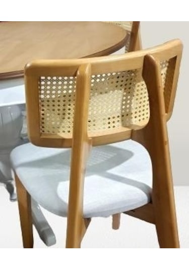 Masa Sandalye St Takım Ihlamur Baba Ayak Model Mdf Tabla 100cm Beyaz Ceviz Elyapı