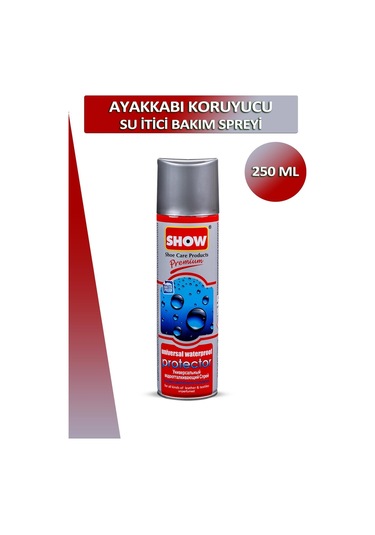 Bağcık + Show Ayakkabı Koruyucu Ve Su İtici Bakım Spreyi 250 Ml Set