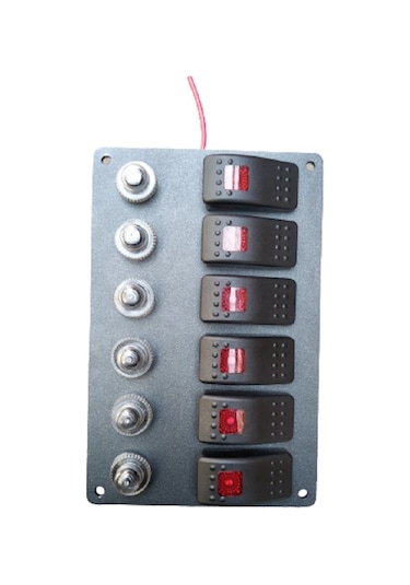 Tekne Ve Karavan Otomatik Sigorta Paneli. 6'Lı