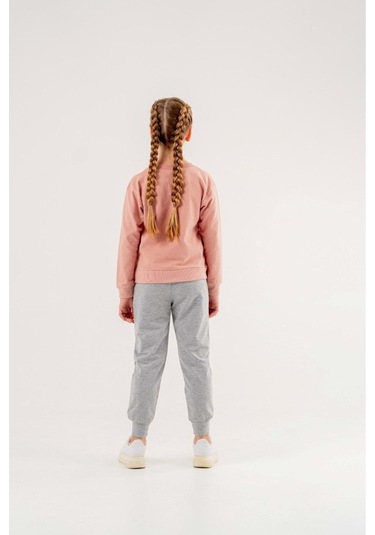 Run Baskılı 2 Ip Mevsimlik Kız-erkek Takım - Coppa -pudra-gri - 5 Yaş Çok Renkli