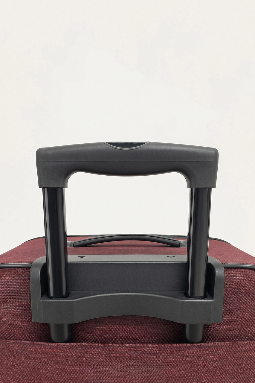 Louisiana Polo Battal Boy Bolonya Kumaş Valiz Bordo 2308 Bordo