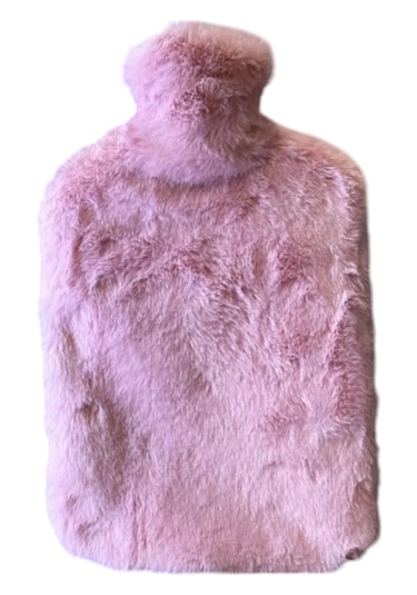 Peluş Sıcak Su Torbası 2 L Su Hazneli Sıcak Su Torbası Pembe