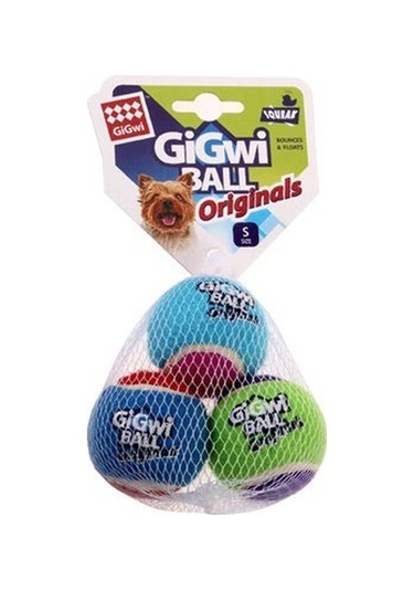 Gigwi Sesli Tenis Topu 3 Lü Köpek Oyuncağı 5 Cm