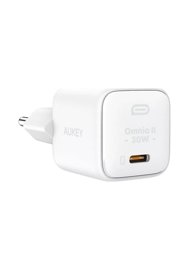 Aukey Pa-b1l-wh 30w Omnia Iı Mini Gan Type-c Pd Şarj Adaptörü