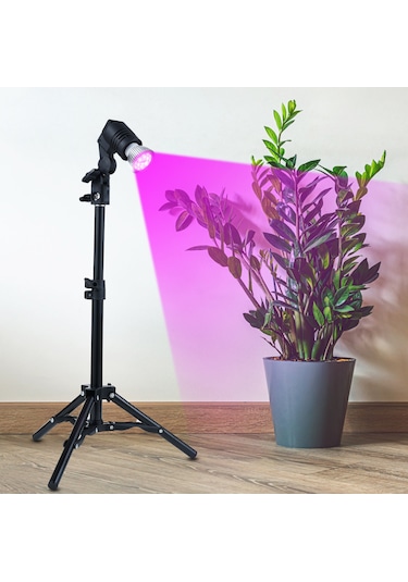 Hfambition Fotoğraf Ve Canlı Yayın Aydınlatma Işığı Tripod, E27 Ampul Başlıklı 50cm Işık Sehpası