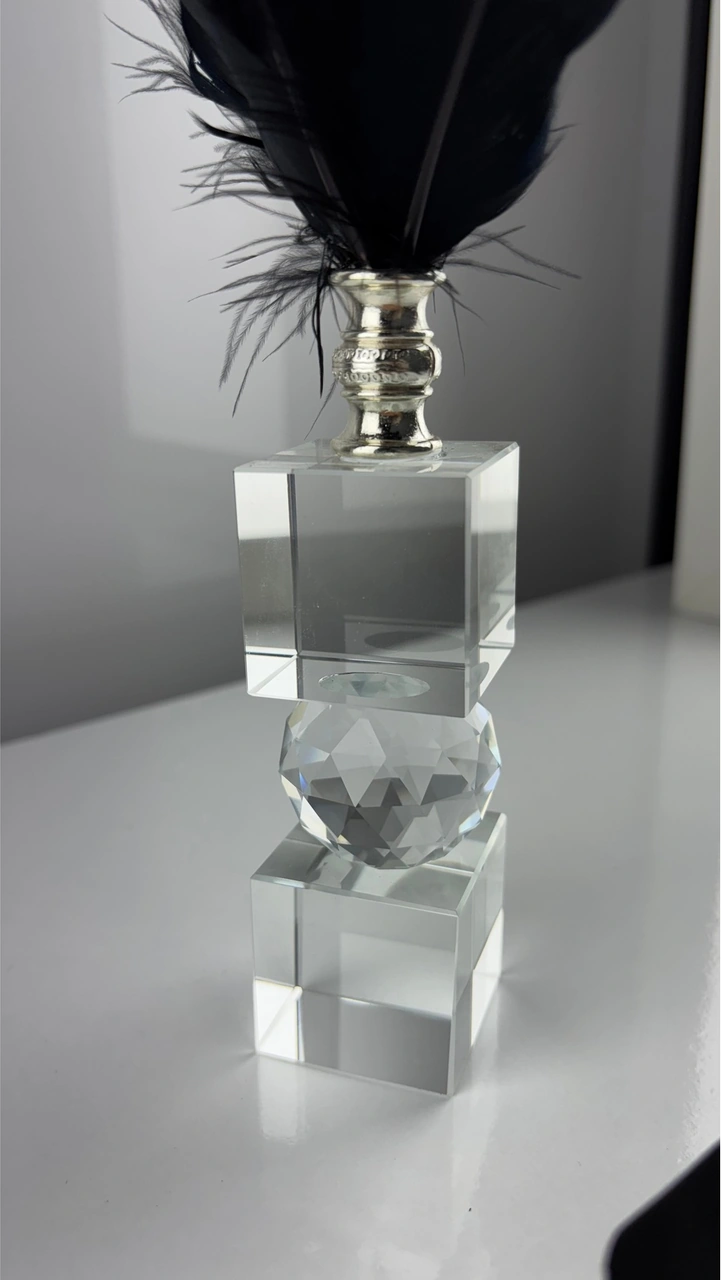 Ty-syh-krm Kristal Kartal Tüy Dekoratif Obje Biblo Süs Eşya Salon Aksesuar Sehpa Masa Konsol Ofis Salon Dekor