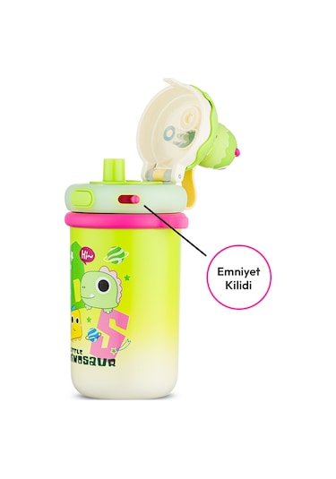 Emsan Baby Dinosaur Termos Yeşil 450 Ml Yeşil