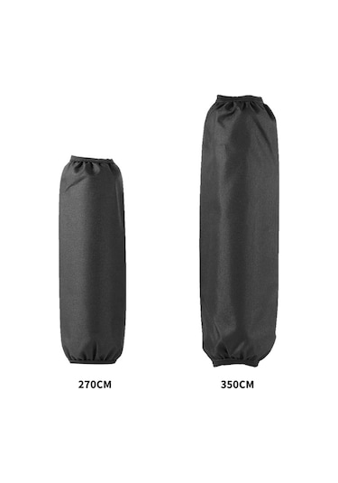 Dianziye Motorsiklet Amortisör Koruyucu Kılıf Nilon Siyah 27cm Su Geçirmez Toz Engeli Tüm Modelleri Uyumlu