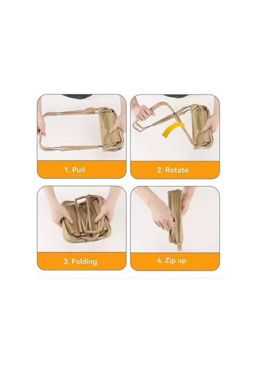 Moveevo Kırmızı Taşınabilir Dış Mekan Sandalyesi - Folding Outdoor Oturak, Çadır, Balıkçılık, Hiking İçin El Çantası Stili İyileştirilmiş Dayanıklı Masaüstü Kırmızı