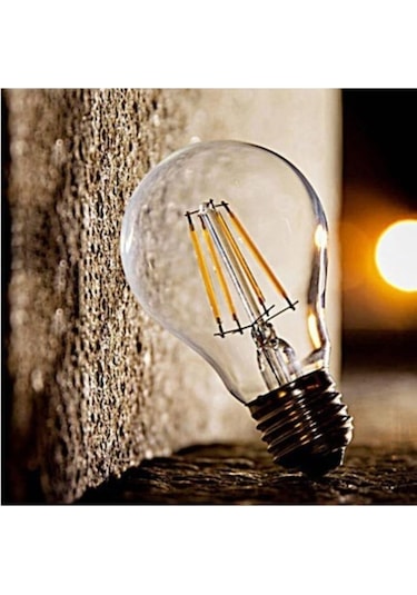 Osram Value 6,5w 60w A60 Dim Rustik Led Ampul E27 Sarı Işık - Işığı Kısılabilir Filamentli Lamba Diğer