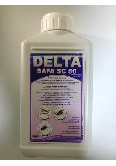 Safa Tarım Delta SC 50 Haşere İlacı 1 L