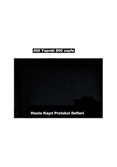 Sert Kırtasiye Hasta Kayıt Protokol Defteri 400 Yaprak 800 Sayfa