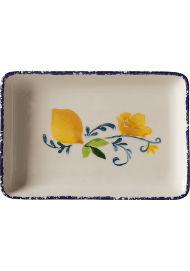 Mudo Home Limon Sunum Tabağı 22x15cm Çok Renkli
