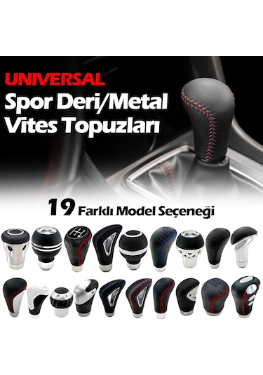 Vites Topuzu Universal Her Araca Uyumlu Spor Metal Vites Topuzu