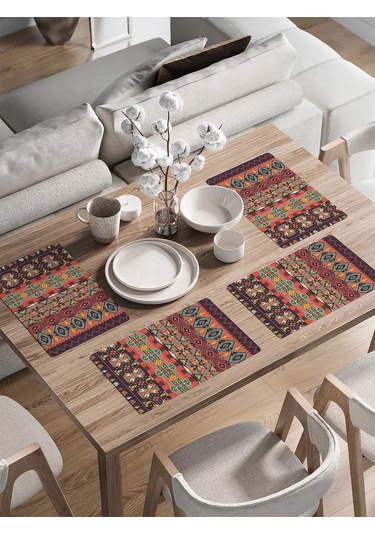 Joyarty "doğu Motifleri" Servislikler 30x46 Cm 135451373 Kahverengi