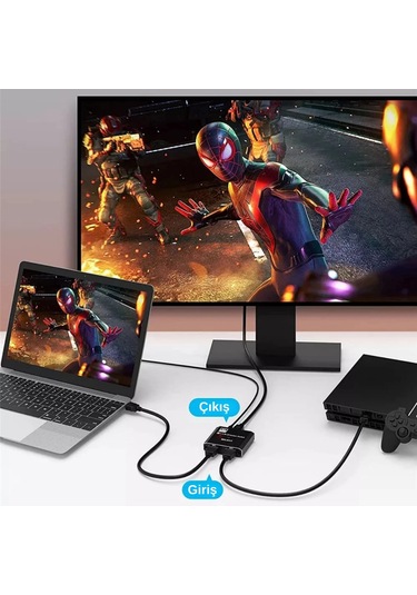 Alfais 4284 8k Displayport Kumandalı Çift Yönlü Çoklayıcı Switch