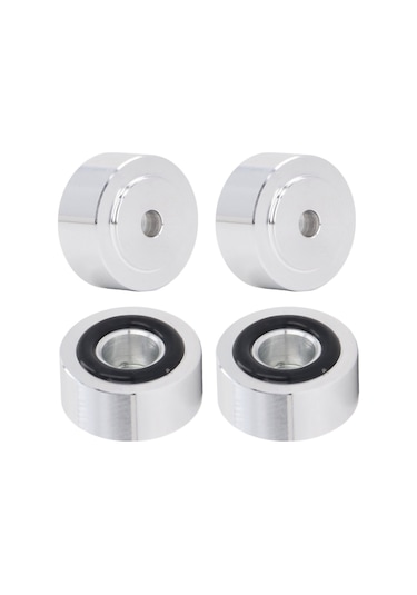 Geeroyoo Alüminyum Hoparlör Tersiyon Ayakları - 4 Adet Sestenizle Zil Dürtü Dämpferi, Ses Kalitesini Artırıcı Hi-fi Aksesuarı