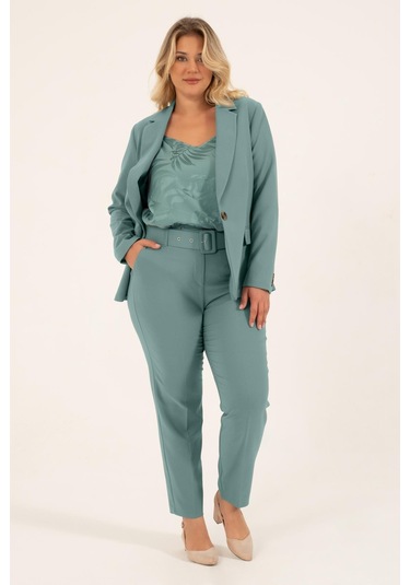 Astarlı Blazer Ceket-mint Mint Yeşili
