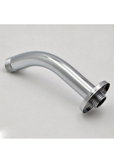 Lemestar Inç 1/2 Bağlantılı Paslanmaz Çelik Duvar Tipi Duş Kolu, Ayna Chrome Kaplama Ve Dekoratif Flanş İle Dayanıklı Montaj - Rf-w682 Diğer
