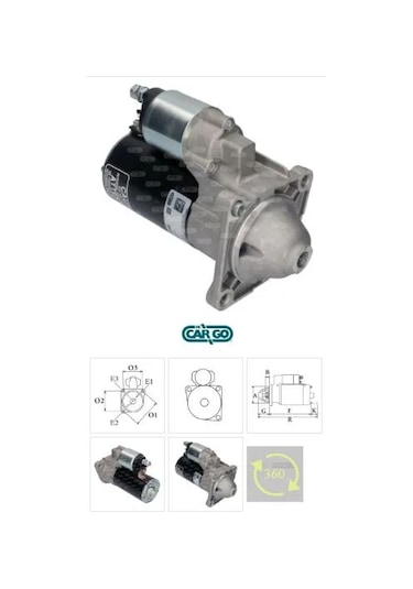 Mars Motoru 12v 9 Dıs 1.1 Kw Bosch Tıp Fıat Lınea 1.3 1.6 2.0 Mjet Corsa Combo 1.3 Cdtı Doblo