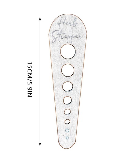 Homyl Bitki Striptizci Ahşap Yaprak Sıyırma Aracı Şefler Kahverengi