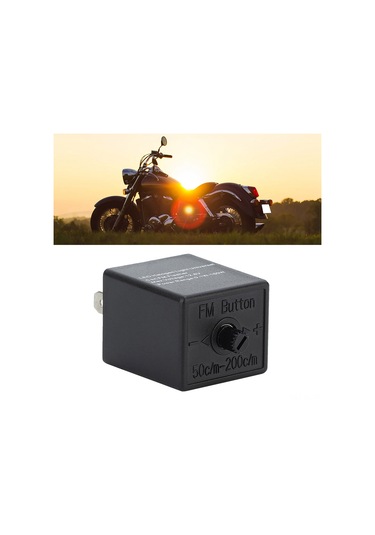 Lemestar 12v Motor Ve Otomobil İçin 3-pin Led Sinyal Flasörü - Frekans Ayarlanabilir, Otomatik Korumalı, Plug & Play Smd Teknoloji Röle