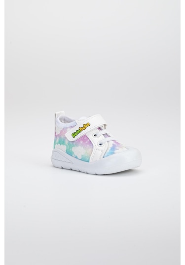 Şirinbebe Şiringenç Keten Beyaz Kız İlkadım Bebek Çocuk Ayakkabısı-2895-beyaz Beyaz