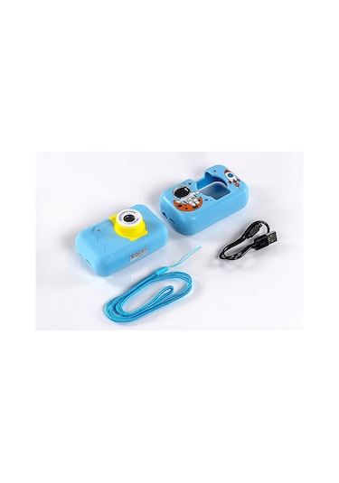Acton Full HD Dijital Çocuk Fotoğraf Makinesi Mavi