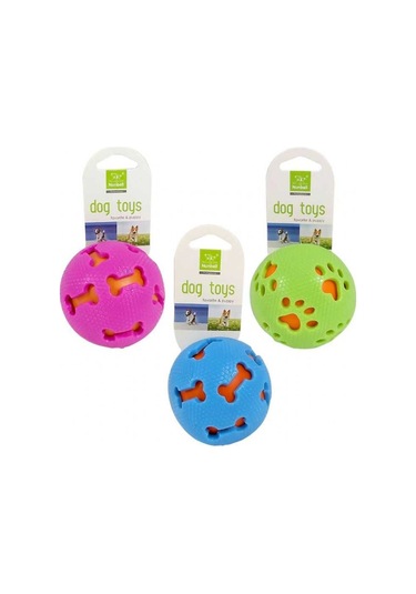 Nunbell Sesli Çok Hafif Elastik Top Köpek Oyuncağı 7 CM
