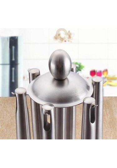 Mutfak Aksesuarları Yeni Paslanmaz Çelik Mutfak Pişirme Gereçleri Aracı Seti Organizatör Raf Tutucu Standı Raflar Ve Amp Amp Tutucular 19 x 7 CM