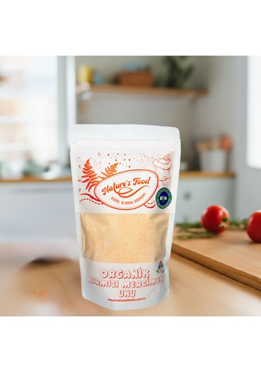 Organik Kırmızı Mercimek Unu 500gr Pestisit Analizli Organik Sertifikalı