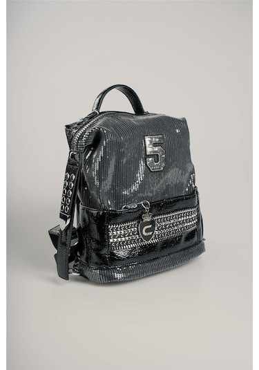 Ççs Kadın 17704 Omuz Ve Sırt Çantası Siyah