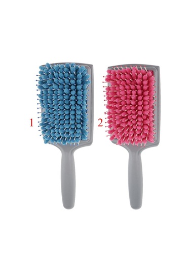 Suntek Hızlı Kuruyan Saç Fırçası Tarak Mikrofiber Mavi