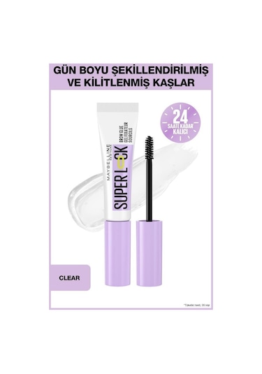 Maybelline New York Super Lock Brow Glue Kaş Sabitleyici Maskara