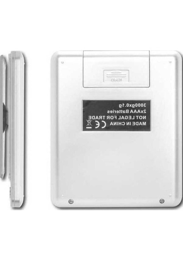 Ulzyvf Çok Renkli Terazisi Tepsi, Lcd Gıda Dijital Mutfak Arka Işıklı 3kg/0.1g 2 Fk Çok Renkli