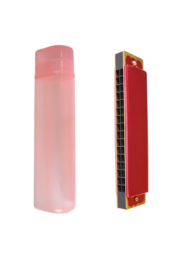 Jwin JM-16MP 16 Delikli Mızıka (Harmonica) - Kırmızı