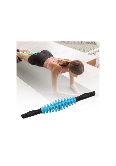 Kırmızı Kaymaz Saplı Yıkanabilir Yoga Çubuğu - Derin Rahatlama, Ayarlanabilir Dişli, 12 Tekerlek, Ev İçin Spor Salonu Egzersiz Masaj Silindiri Kırmızı