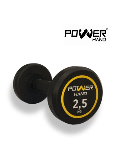 Powerhand 2,5 Kg Pro Black Series Profesyonel Kauçuk Dambıl