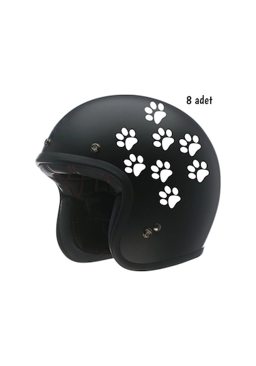 Kedi Patisi Motorsiklet, Laptop, Kask, Araba Sticker 8'li