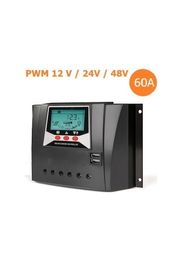 Lexron 60A Amper Pwm Solar Güneş Akü Şarj Kontrol Cihazı