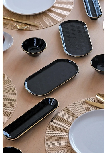 Asya Balance Altın Yaldızlı 32 Parça 6 Kişilik Seramik Kahvaltı Takımı Diğer