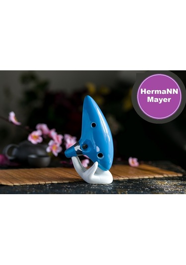 Hermann Mayer Hmo12Pr Pro Seramik Alto Ocarina - Mor Mor