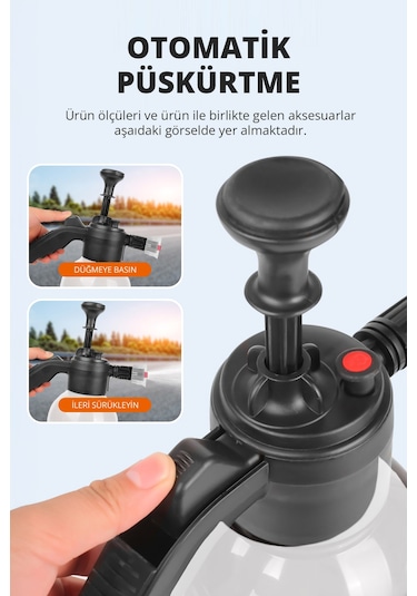 Basınçlı Çok Fonksiyonlu El Pompası Köpük Püskürtme Sıvı Püskürt