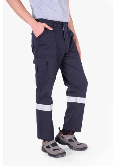 Reflektörlü Harman İş Pantolonu Lacivert